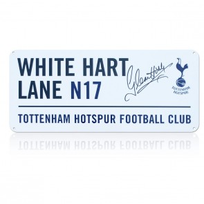 Glenn Hoddle Signed Tottenham Hotspur Street Sign
