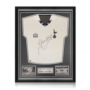 Glenn Hoddle Signed Tottenham Hotspur 1978 Shirt. Superior Frame