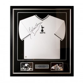 Glenn Hoddle Signed Tottenham Hotspur 1981 Shirt. Deluxe Frame