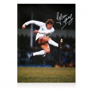 Glenn Hoddle Signed Tottenham Hotspur Photo: The Volley
