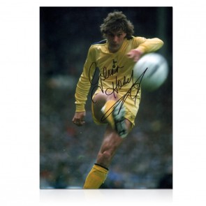 Glenn Hoddle Signed Tottenham Hotspur Photo: 1982 FA Cup Final
