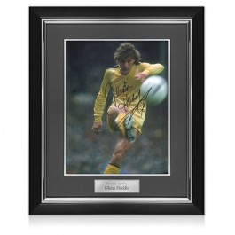 Glenn Hoddle Signed Tottenham Hotspur Photo: 1982 FA Cup Final. Deluxe Frame