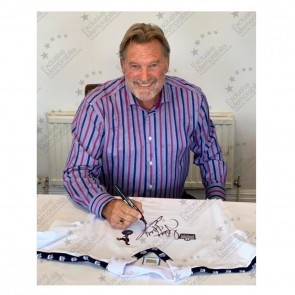 Glenn Hoddle Signed Tottenham Hotspur 1978 Shirt. Standard Frame