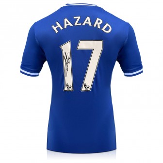 Eden Hazard Signed Original Chelsea 2013-14 Football Shirt (Original Print)