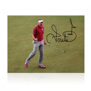 Ian Poulter Signed 2012 Ryder Cup Photo: 17th Hole Birdie