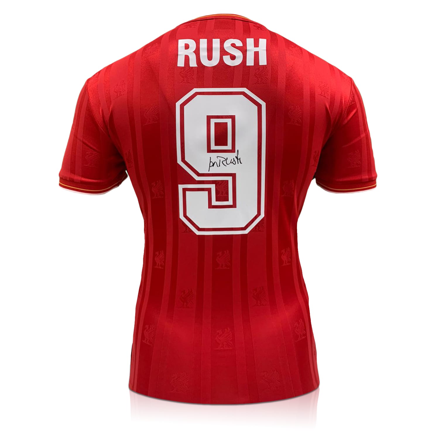 Ian Rush Back Signed Liverpool 1985-86 Football Shirt 
