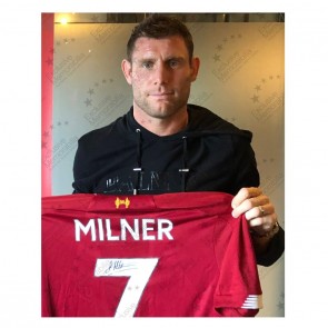 James Milner Signed Liverpool 2019-20 Football Shirt
