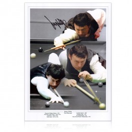Jimmy White Signed Snooker Photo: The Whirlwind