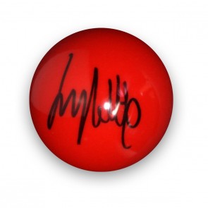 Jimmy White Signed Red Snooker Ball