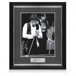 Jimmy White Signed Photo: World Snooker Championship Semi-Final. Deluxe Frame