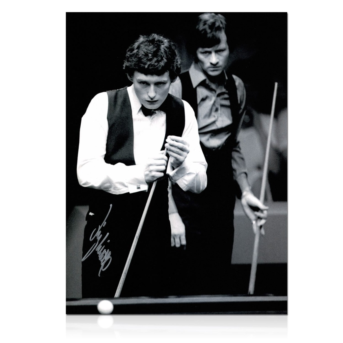 FRAMED JIMMY WHIRLWIND WHITE SIGNED SNOOKER PHOTO WITH COA & PROOF 