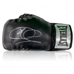 Joe Calzaghe Signed Black Boxing Glove