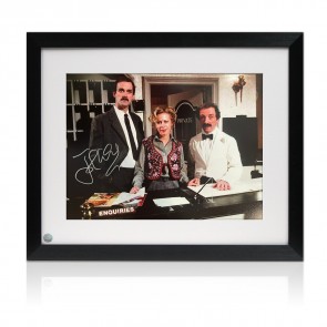 John Cleese Signed Fawlty Towers Photo. Framed