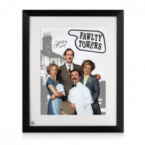 John Cleese Signed Fawlty Towers Poster. Framed
