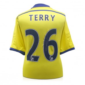John Terry Signed Chelsea Football Shirt. 2014-15 Away