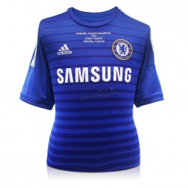 John Terry Signed Chelsea Football Shirt. 2014-15 Tribute