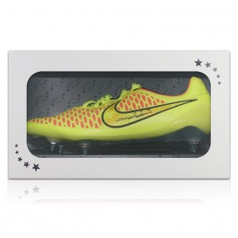 John Terry Signed Match Issue Football Boot: Yellow. Gift Box
