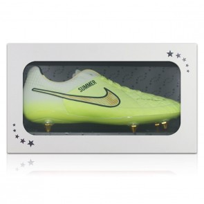 John Terry Signed Match Issue Football Boot: Yellow - Summer. Gift Box