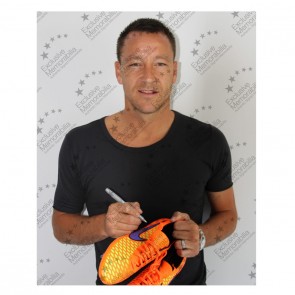 John Terry Signed Football Boot. Gift Box