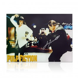 John Travolta Signed Pulp Fiction Film Photo: The Twist