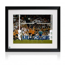 Jonny Wilkinson Signed England Rugby Photo: The Drop-Kick. Framed