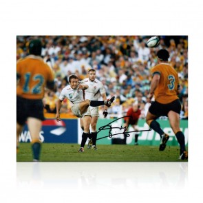 Jonny Wilkinson Signed England Rugby Photo: Moment Of Glory