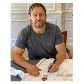 Jonny Wilkinson Signed England Rugby Shirt. Deluxe Frame