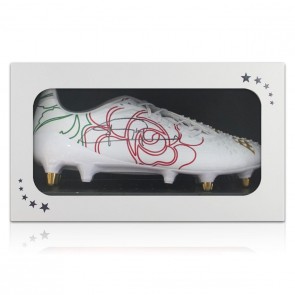 Jonny Wilkinson Signed England Rugby Boot- The Rose. Gift Box