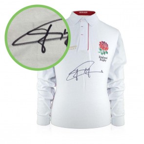 Jonny Wilkinson Signed England Rugby Shirt. Damaged D