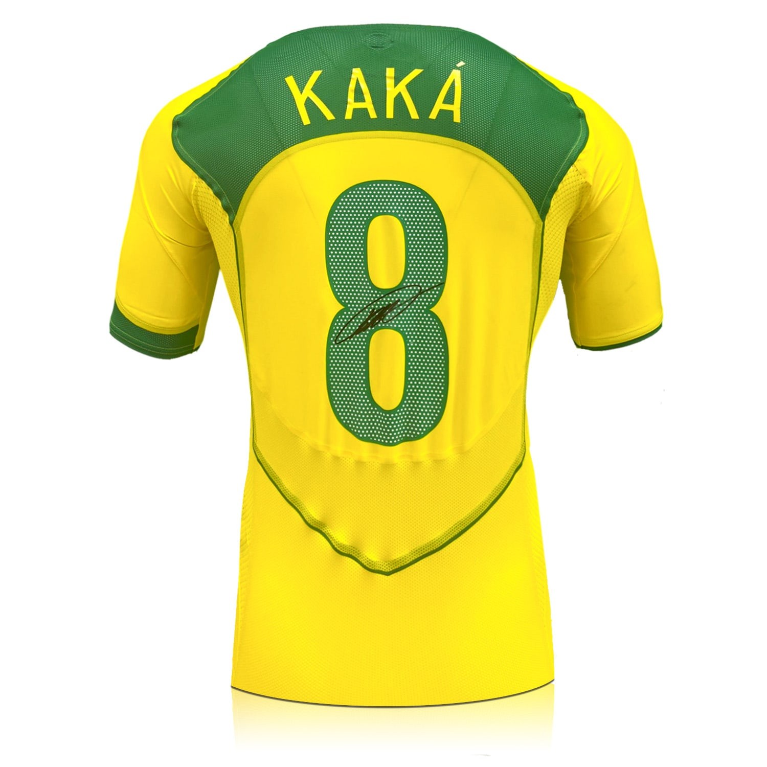 Kaka Signed Brazil 2004-06 Home Football Shirt