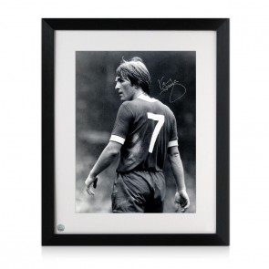 Kenny Dalglish Signed Liverpool Football Photo: King Kenny. Framed