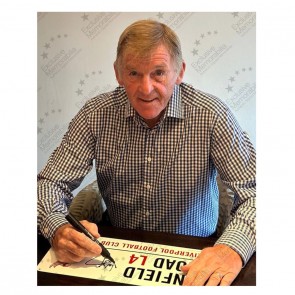 Kenny Dalglish Signed Liverpool Street Sign. Damaged A