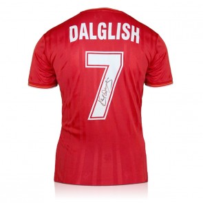 Kenny Dalglish Back Signed Liverpool 1985-86 Football Shirt