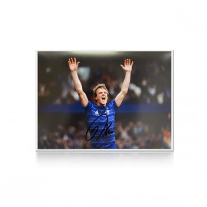 Kerry Dixon Signed Chelsea Football Photo: Winning Goal (Mini)