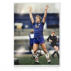 Kerry Dixon Signed Chelsea Football Photo: 1984 Celebration