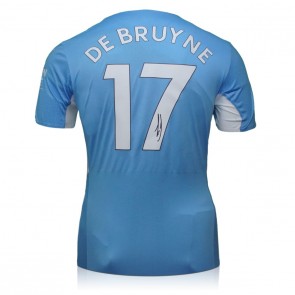 Kevin De Bruyne Signed Manchester City 2021-22 Player Issue Football Shirt 