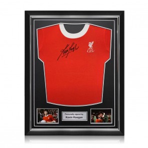 Kevin Keegan Signed 1973 Liverpool Shirt. Superior Frame
