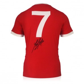 Kevin Keegan Back Signed Liverpool 1973 Football Shirt 