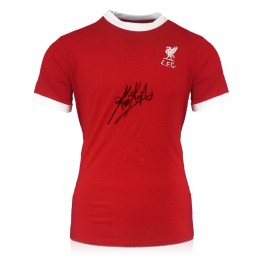 Kevin Keegan Front Signed Liverpool 1973 Football Shirt 