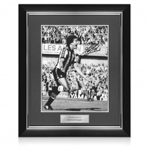 Kevin Keegan Signed Newcastle United Photo. Deluxe Frame