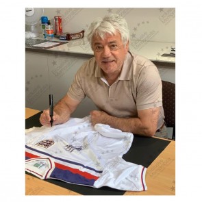 Kevin Keegan Signed 1982 England Shirt. Standard Frame
