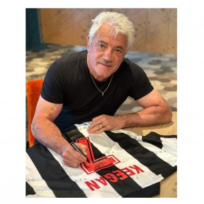 Kevin Keegan Signed Newcastle United 1984 Football Shirt. Icon Frame