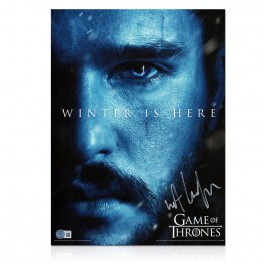 Kit Harington Signed Game Of Thrones Poster: Jon Snow