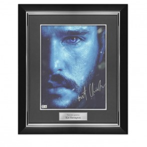 Kit Harington Signed Game Of Thrones Poster. Deluxe Frame