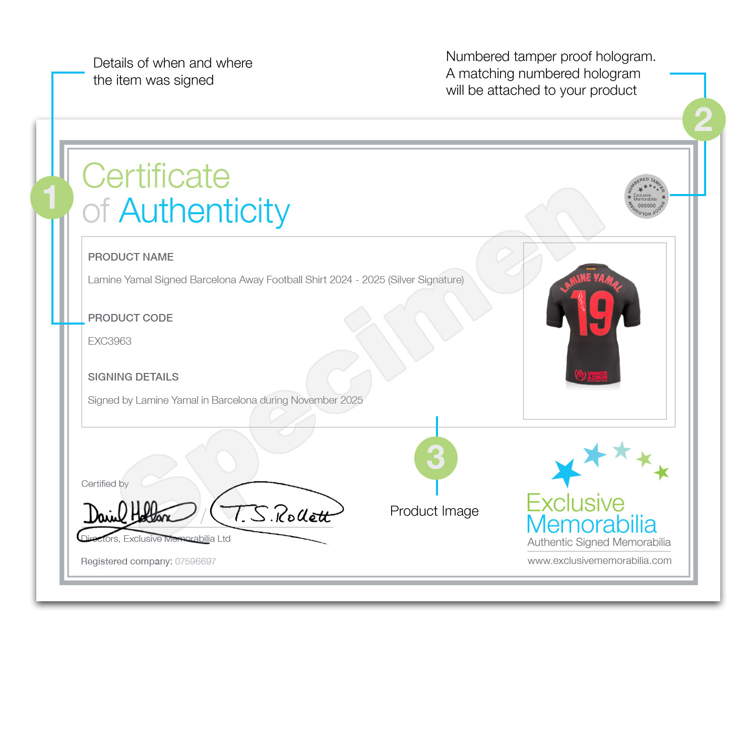 Lamine Yamal Signed 2024-25 Barcelona Away Football Shirt (Silver)