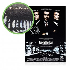 Ray Liotta Signed Goodfellas Poster. Damaged A