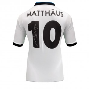 Lothar Matthäus Signed Inter Milan 1990 Away Football Shirt