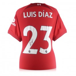 Luis Diaz Signed Liverpool 2022-23 Football Shirt