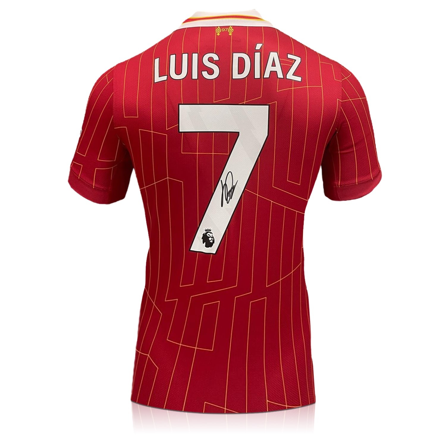 Luis Díaz Signed Liverpool 2024-25 Football Shirt