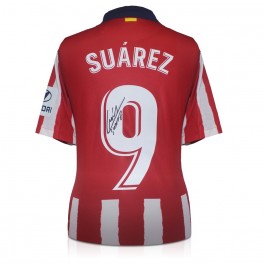 Luis Suarez Signed Atletico Madrid 2020-21 Football Shirt